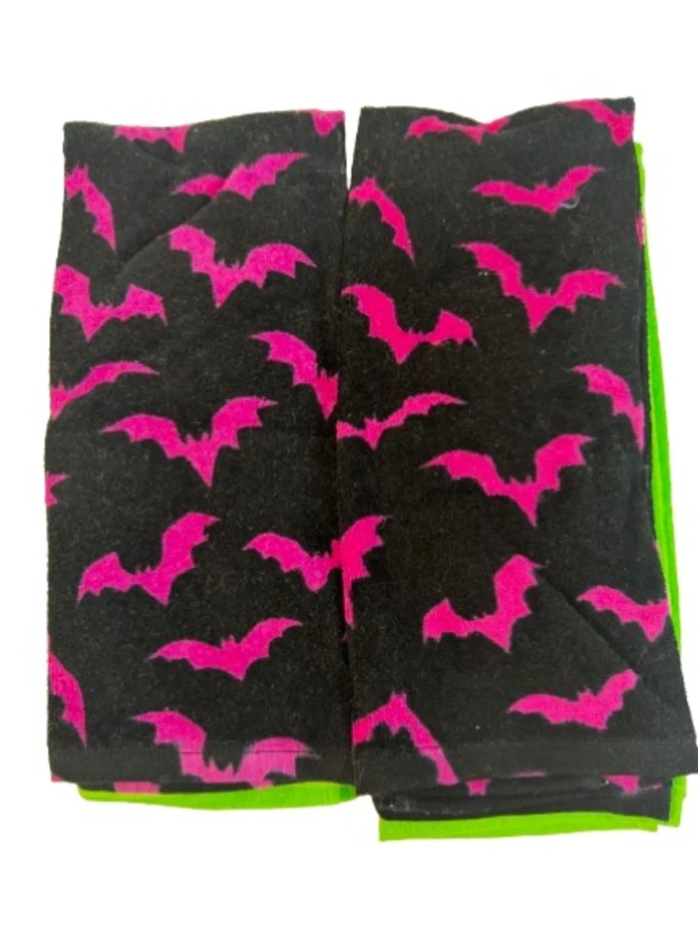 Witch Bat Hand Kitchen  FOUR Towel Set